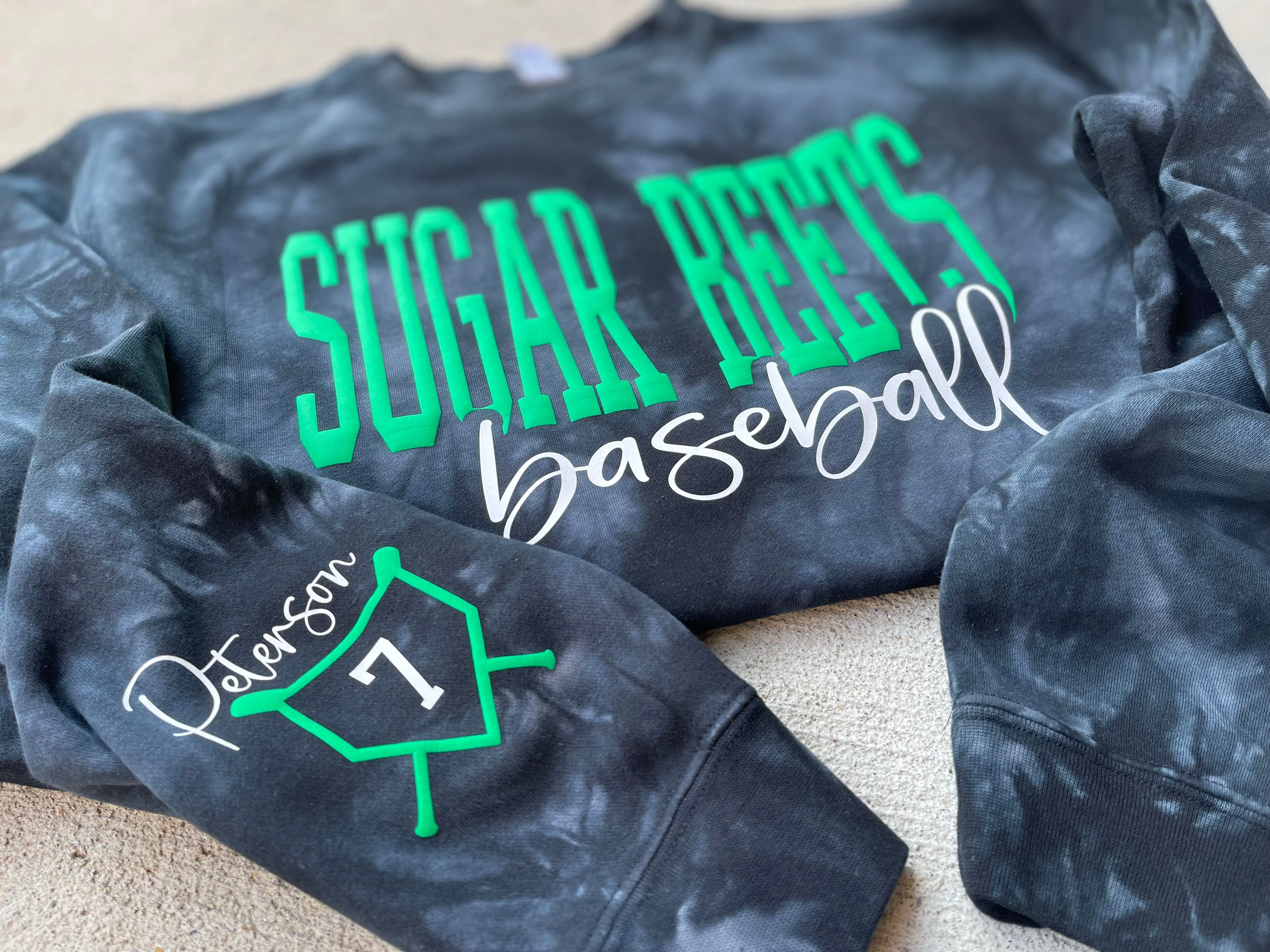 01476- CUSTOMIZE ME- TIE DYE PUFF HOODIES (NO WHITE PUFF ON THESE)