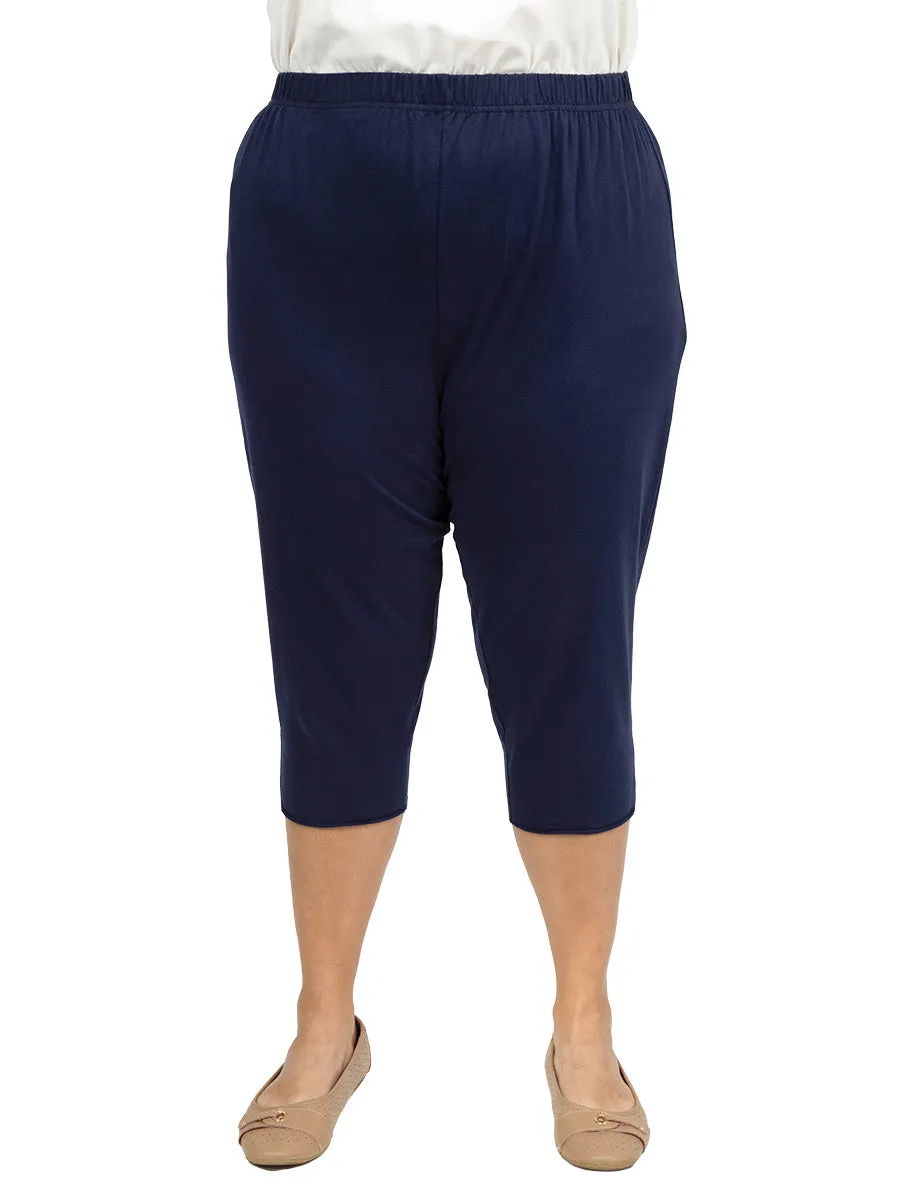 3/4 Kora Leggings - Navy*