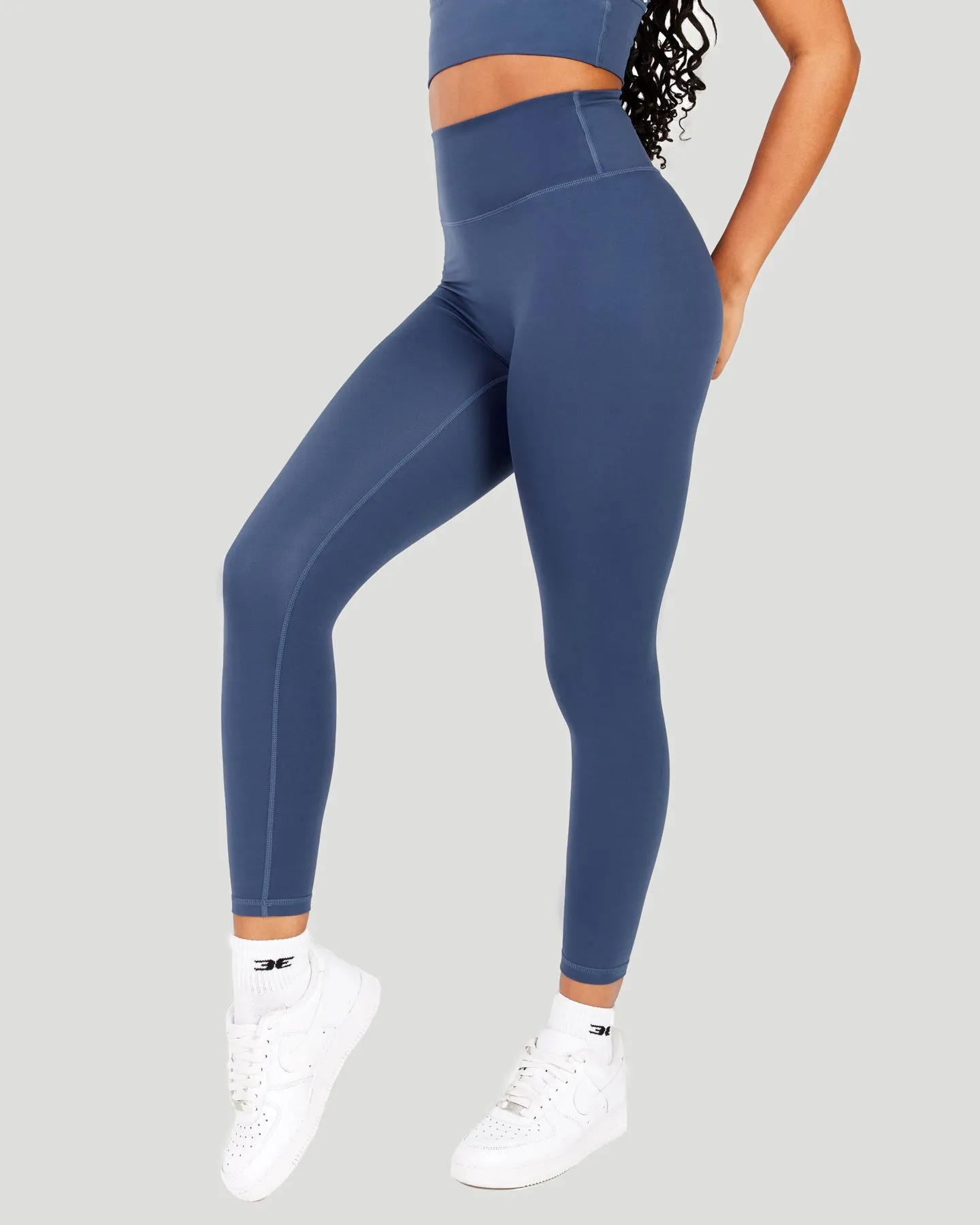 7/8 Aura SF Leggings - Soft Navy