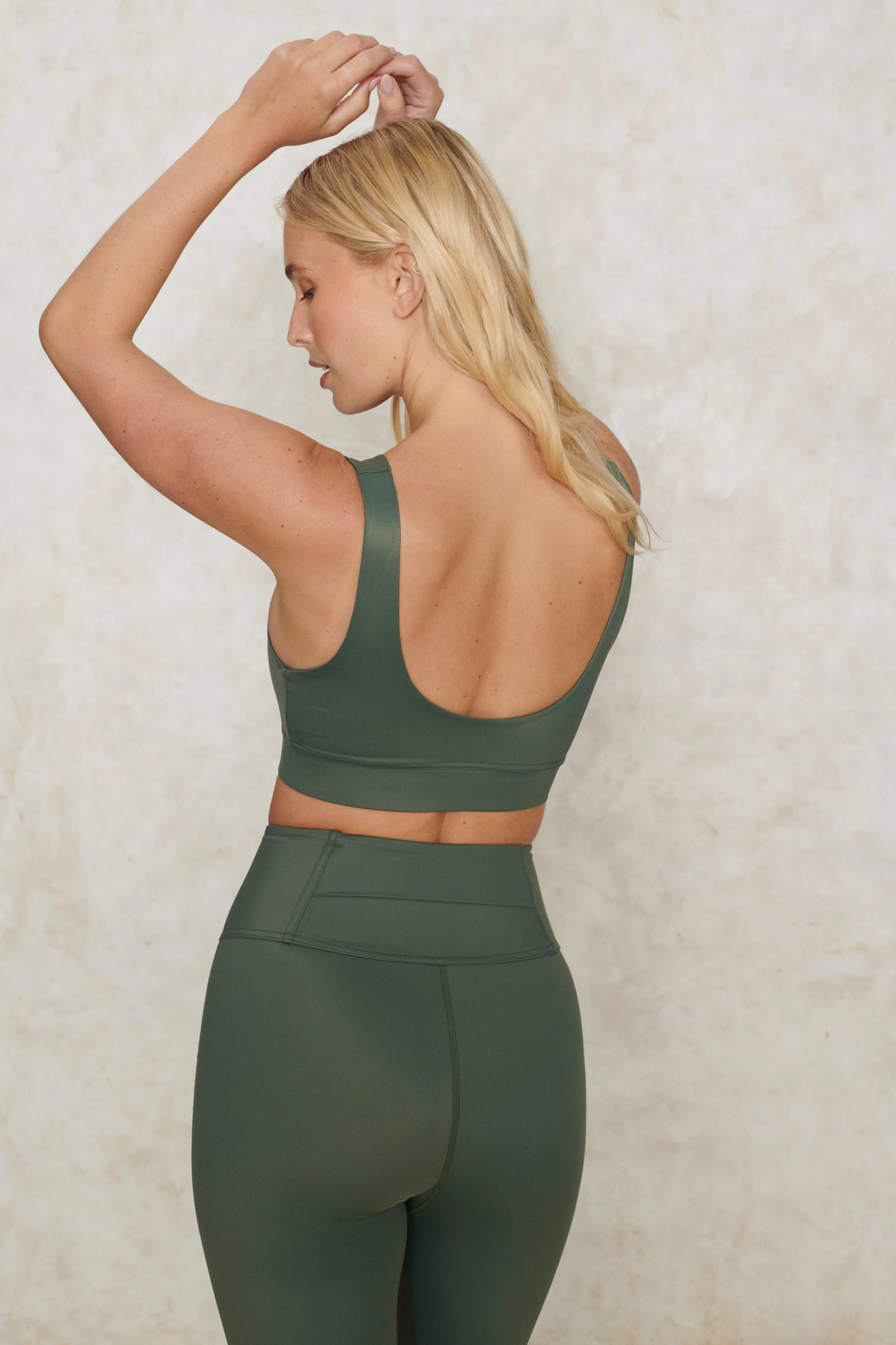 7/8 leggings in forest