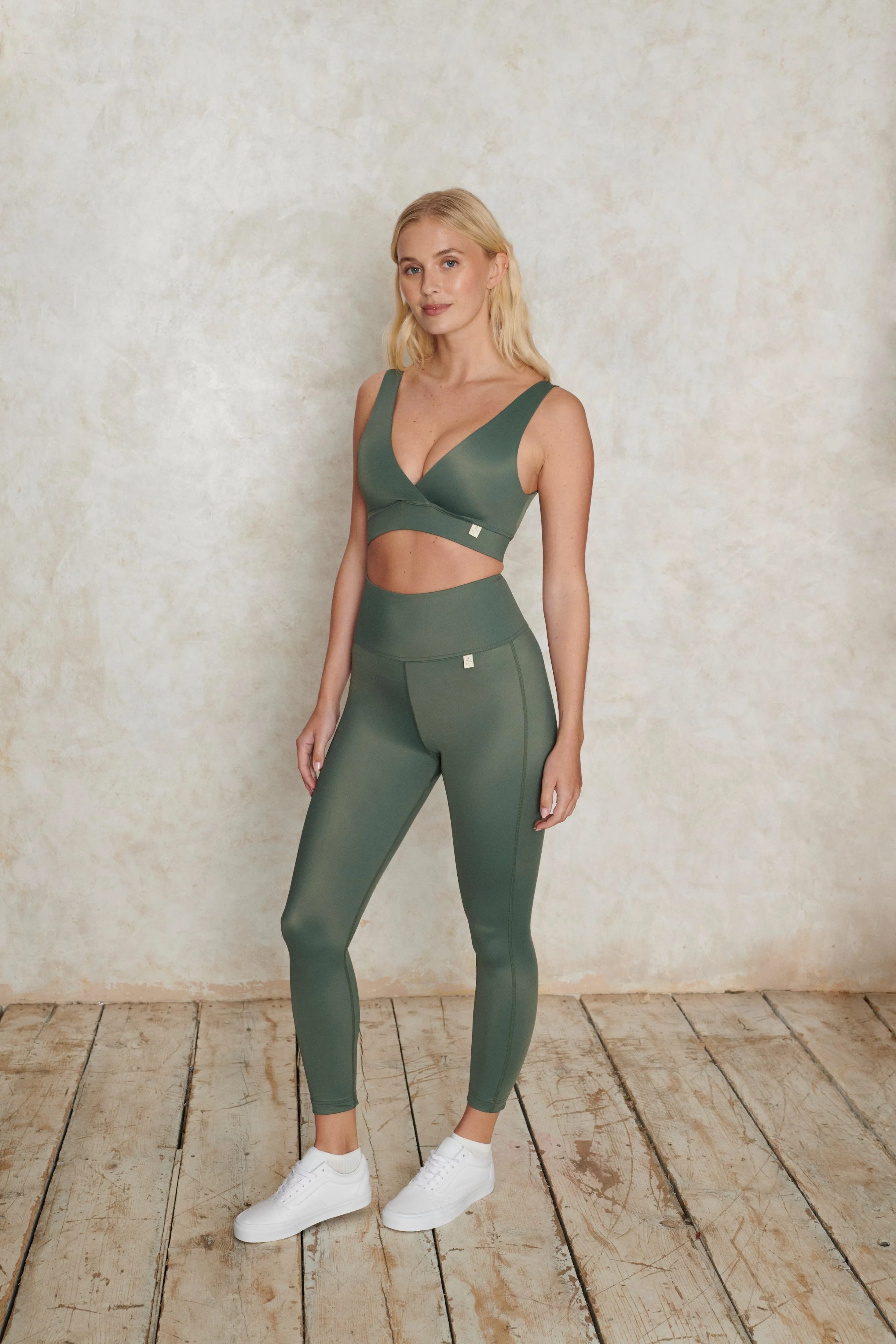 7/8 leggings in forest