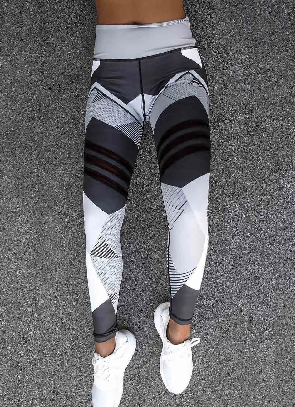 Abstract Leggings
