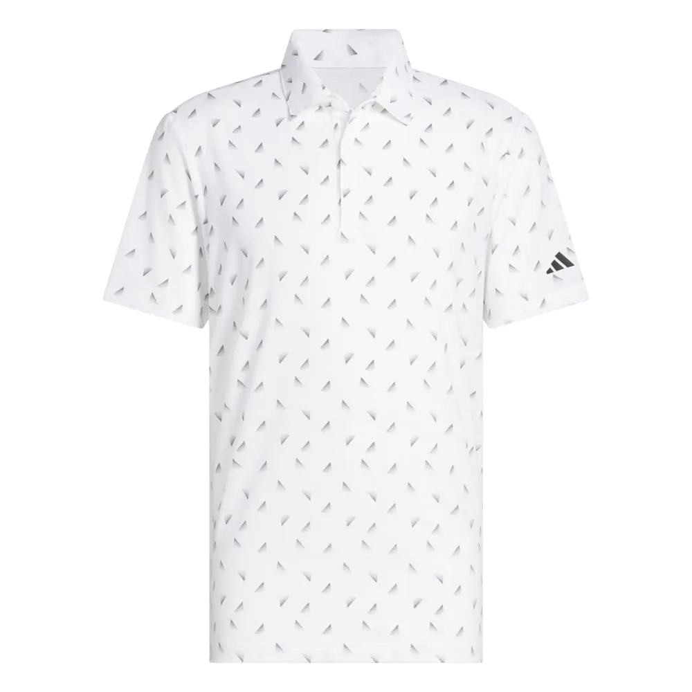 Adidas Mens Ultimate365 Printed Mesh Polo Shirt