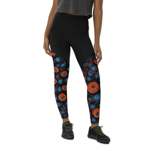African Print Sports Leggings