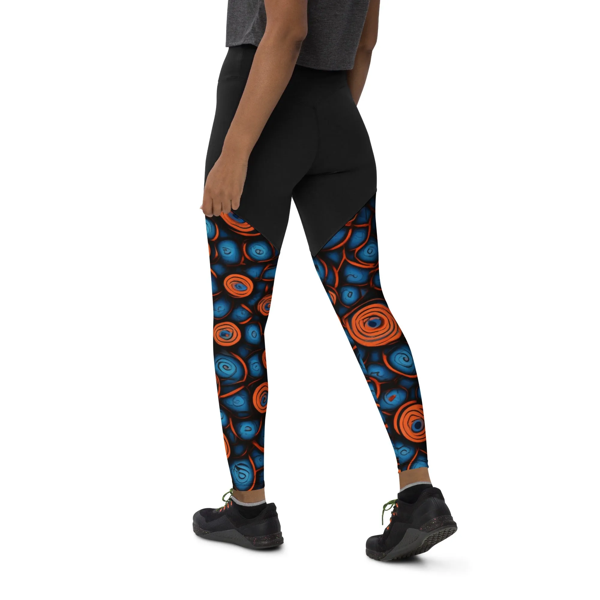African Print Sports Leggings