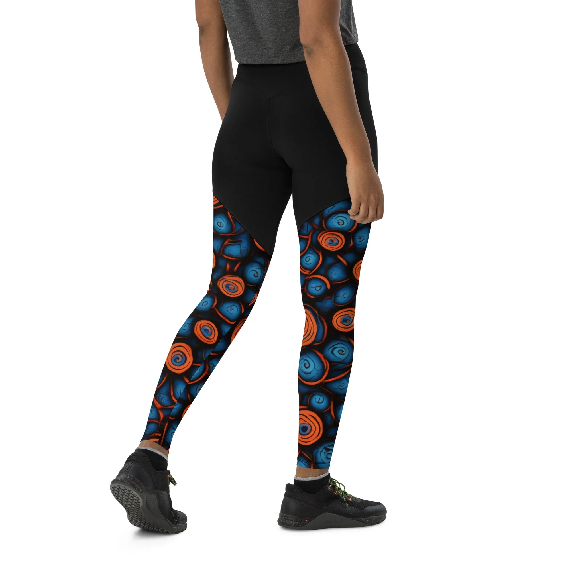African Print Sports Leggings