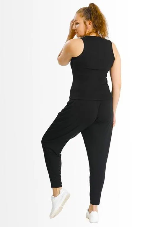 Aimie Scoop Neck Tank // Black