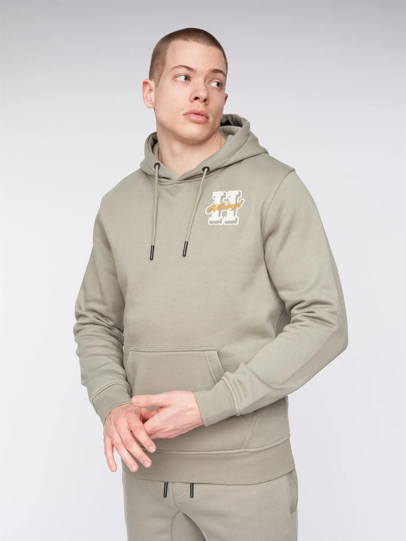 Aitchen Hoodie Dusty Olive