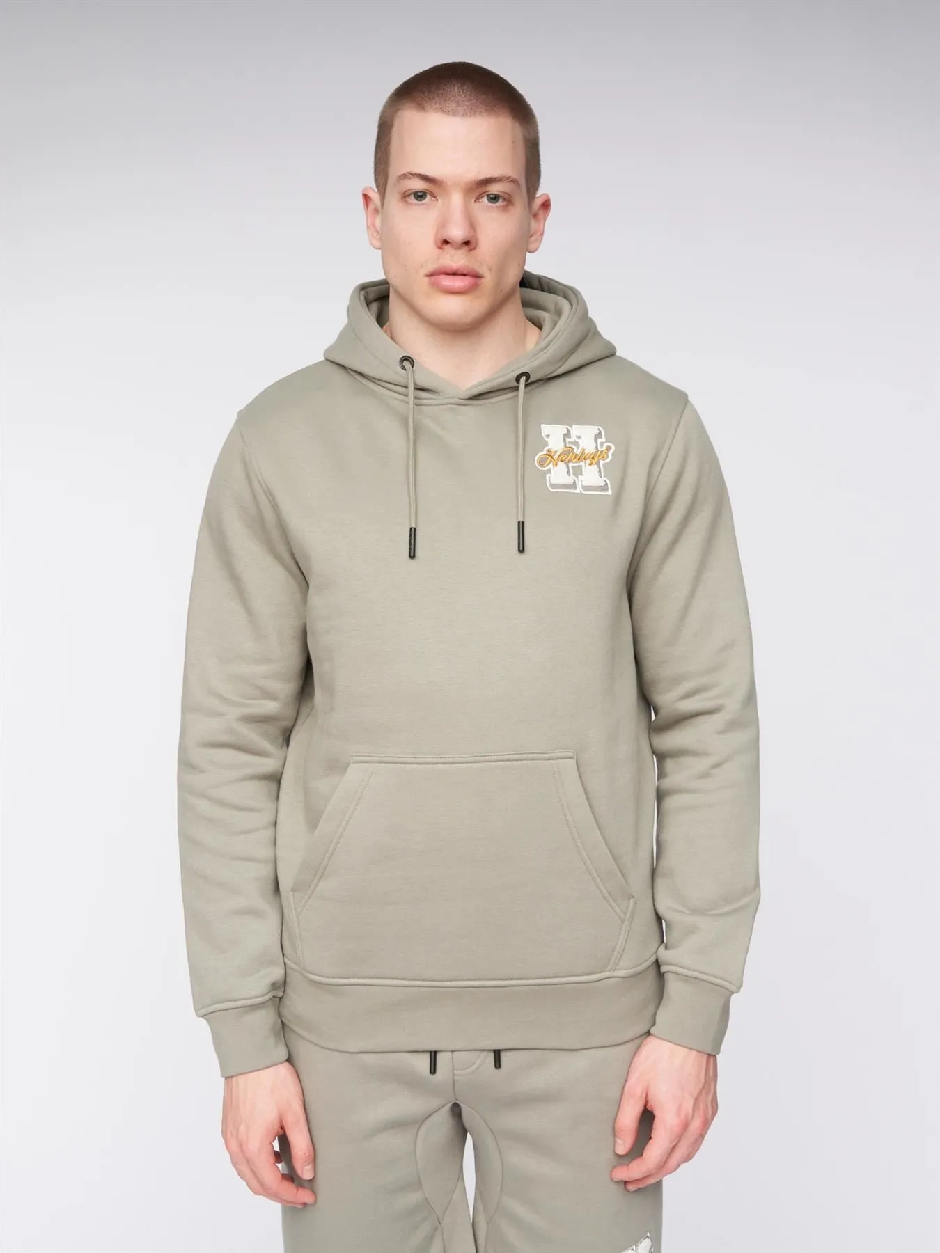 Aitchen Hoodie Dusty Olive
