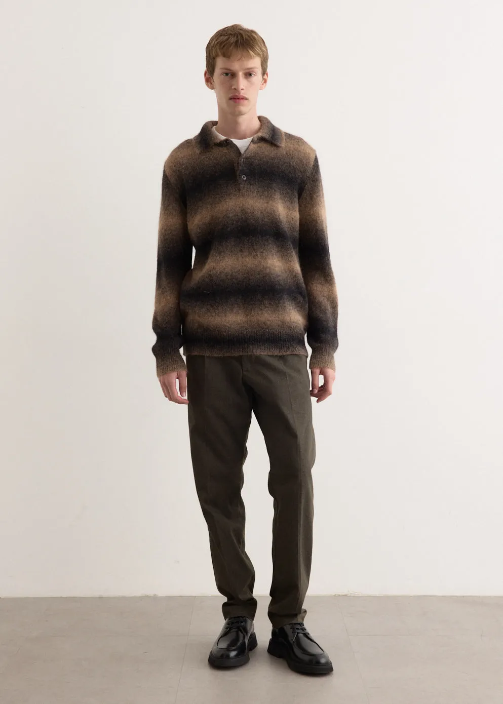 Alfie Long Sleeve Polo Cardigan