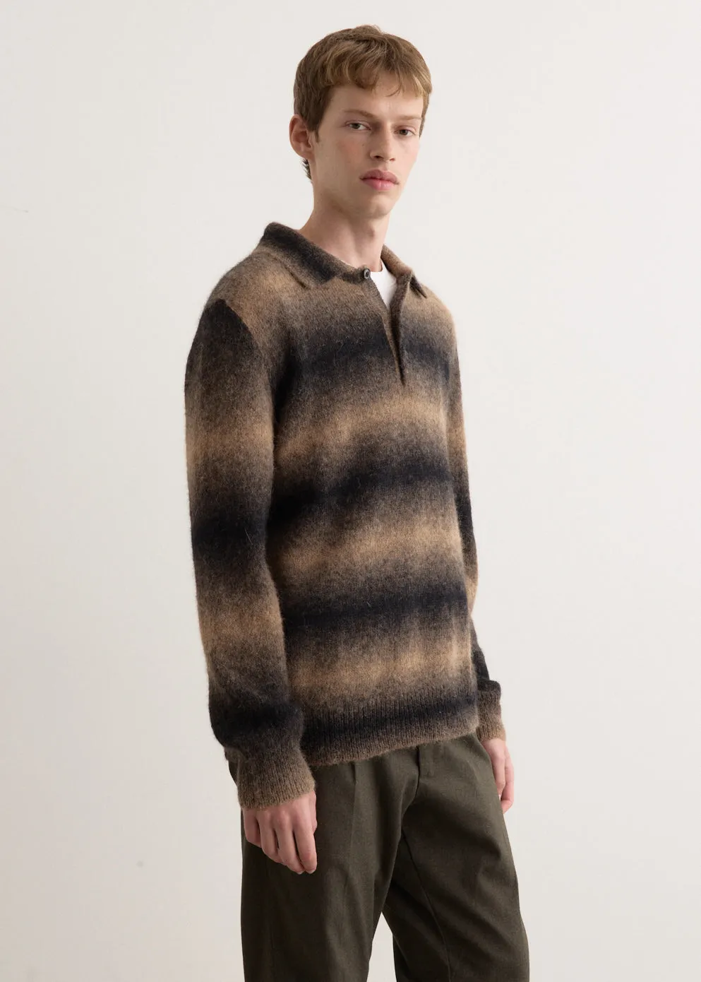 Alfie Long Sleeve Polo Cardigan