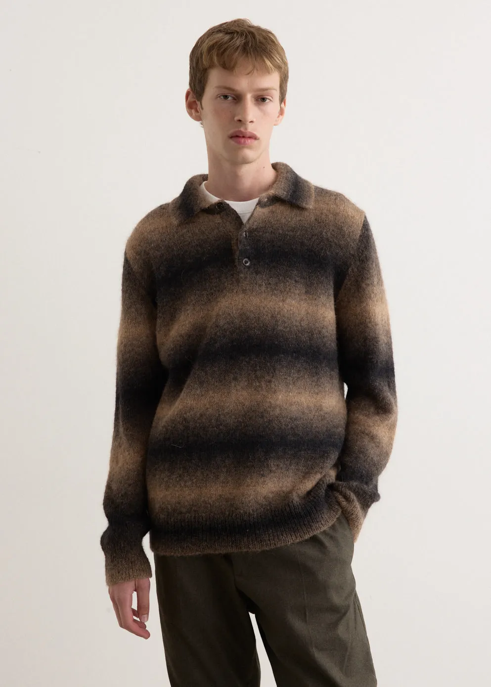 Alfie Long Sleeve Polo Cardigan