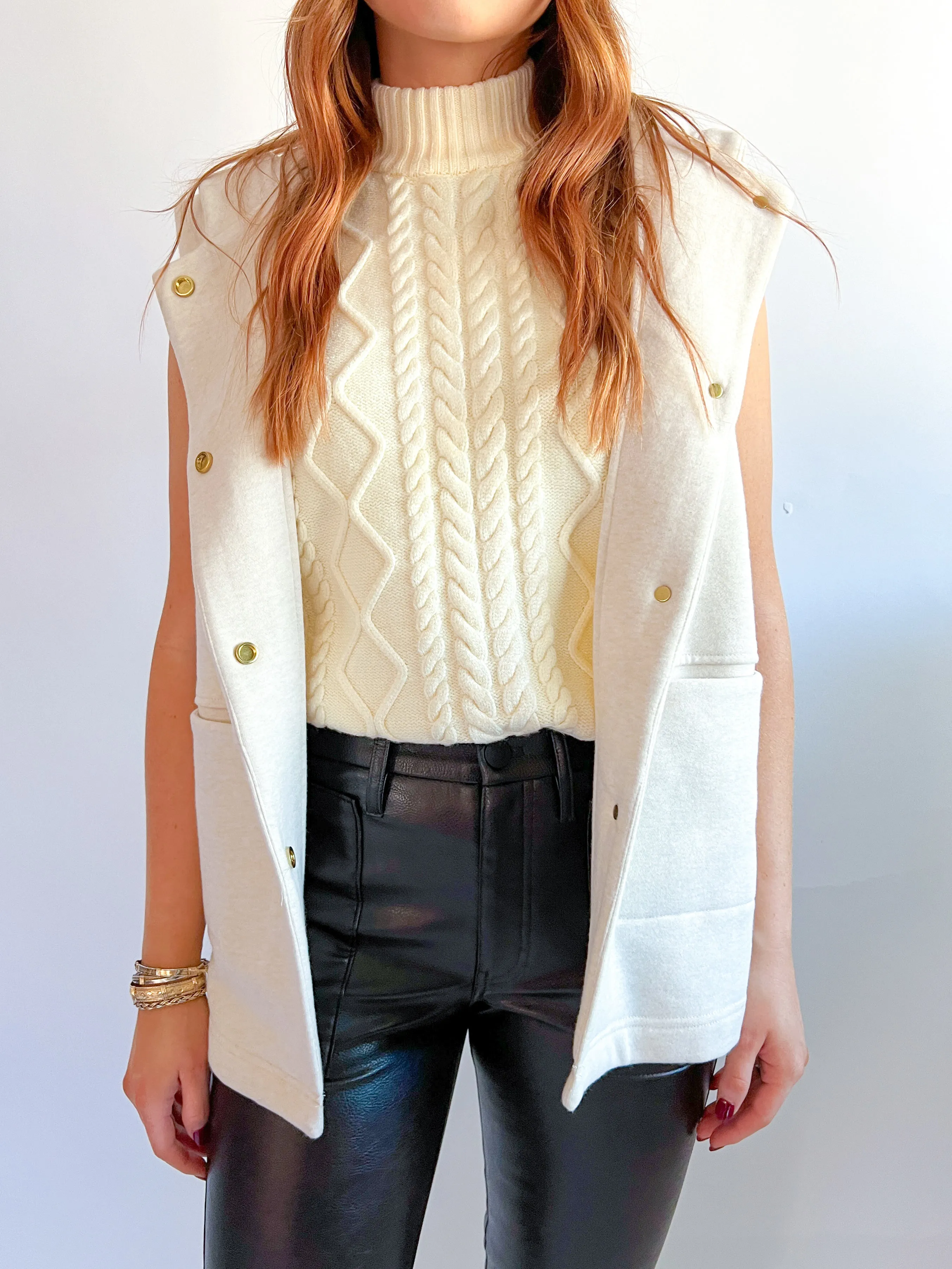Alita Sleeveless Hoodie