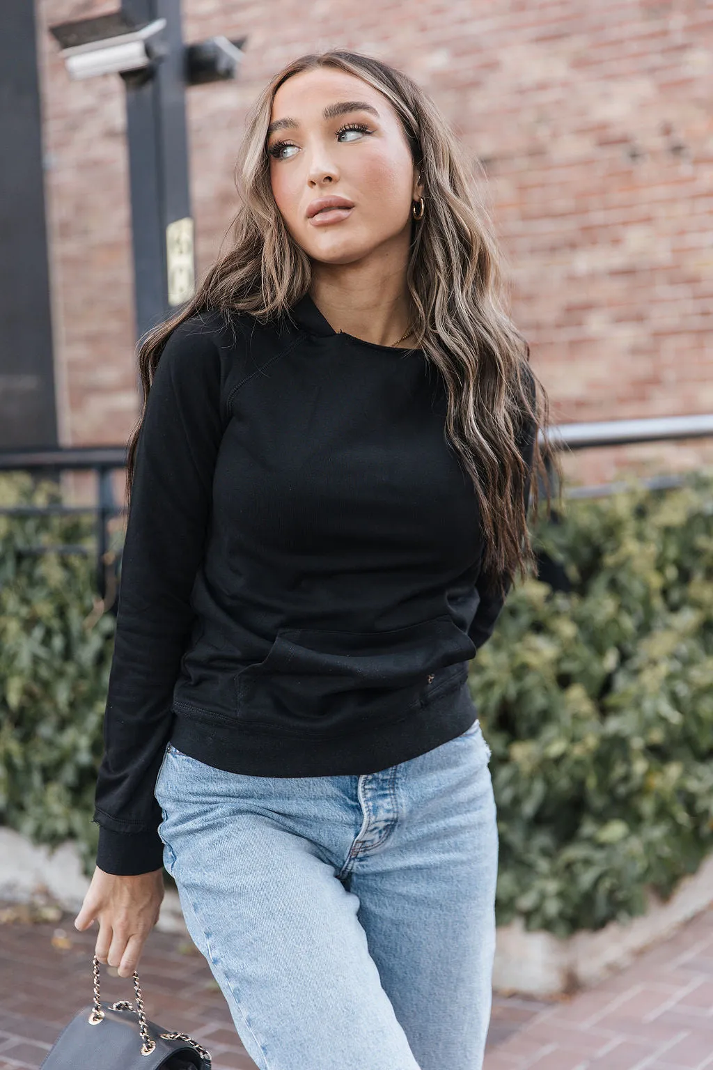 Ampersand Avenue [&] - Elevated Sweatshirt - Midnight [XS   S ONLY]