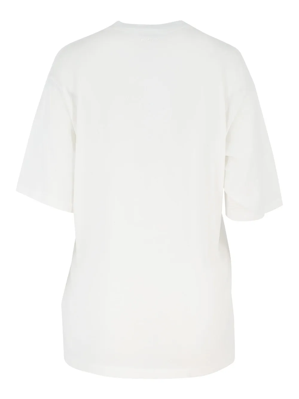 Anine Bing Cason Tee Blur in Ivory