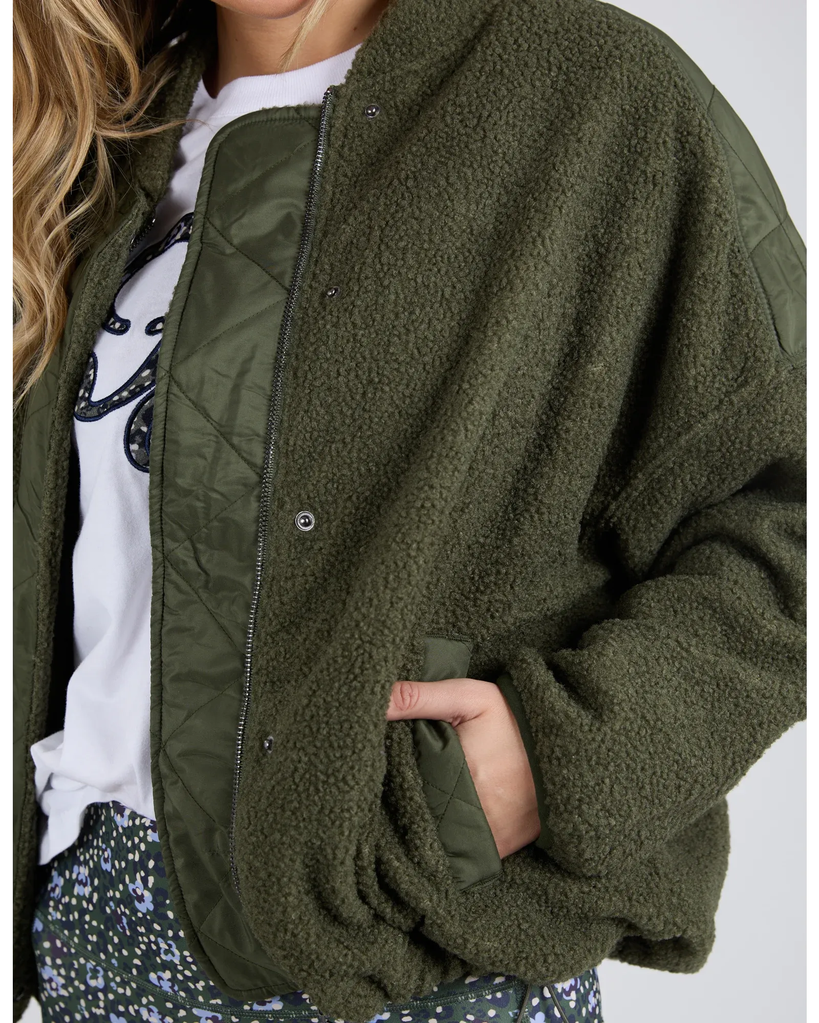 Arizona Fleece Zip Thru - Khaki