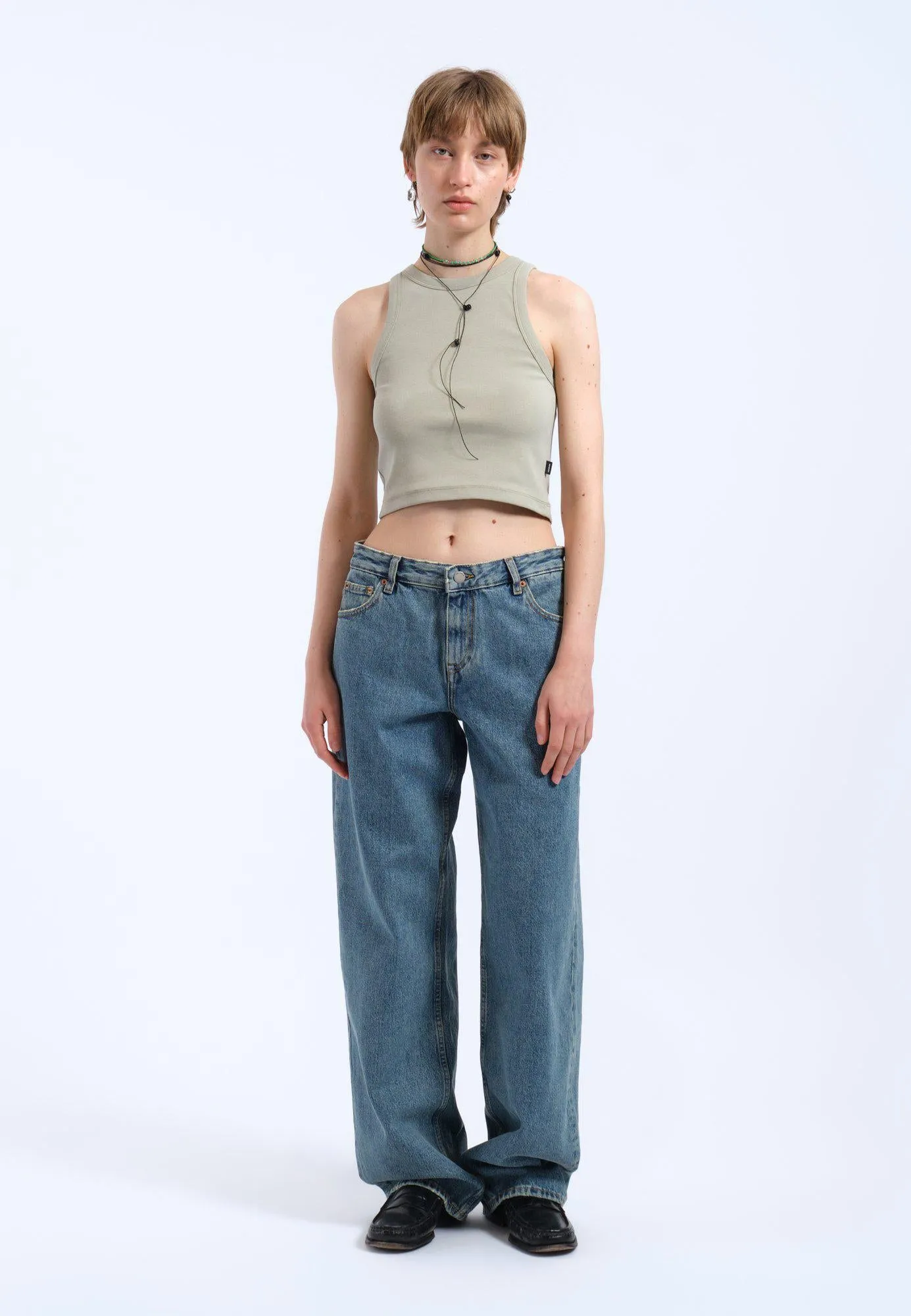 Bey Crop Top - Seagrass