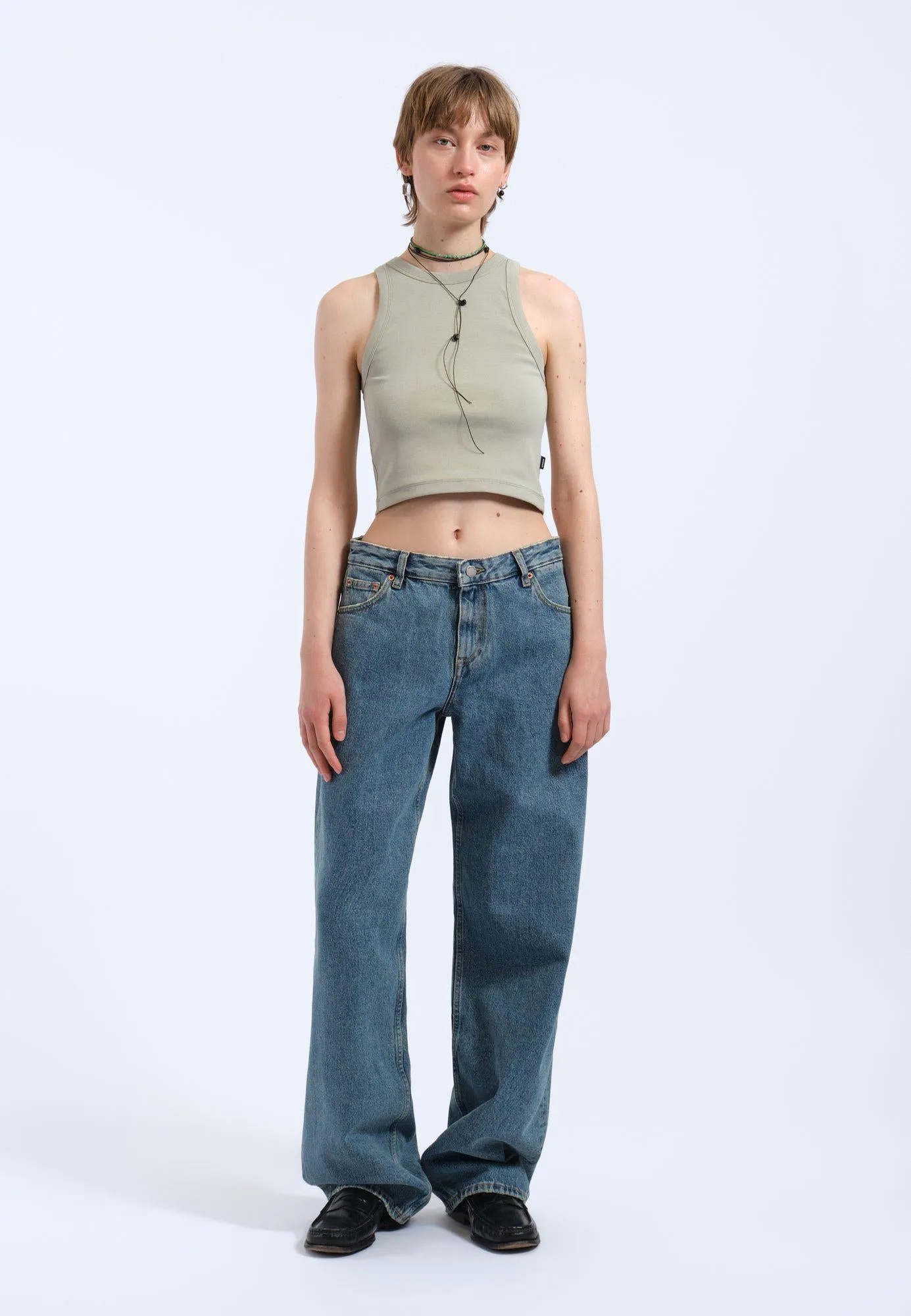 Bey Crop Top - Seagrass