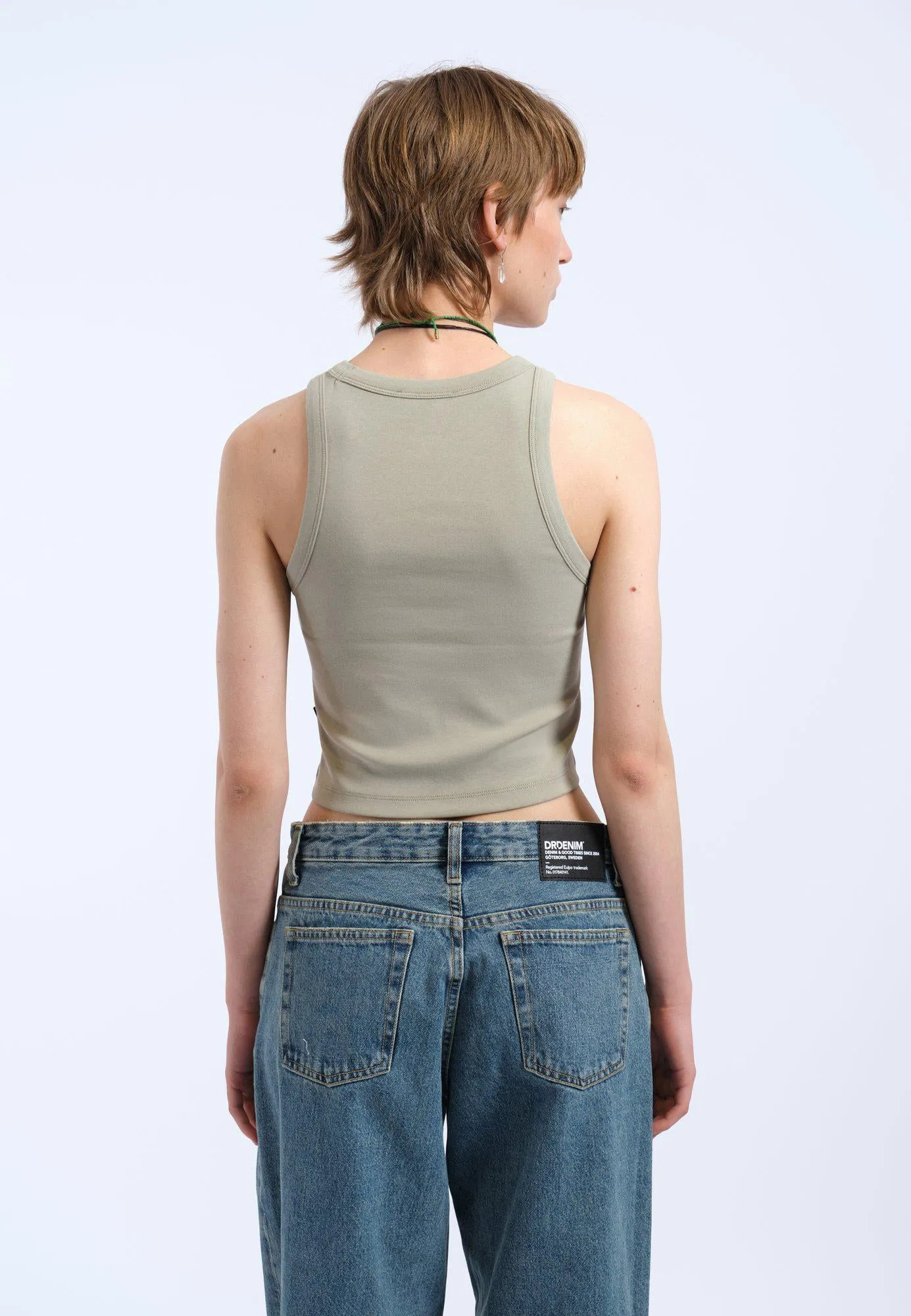 Bey Crop Top - Seagrass