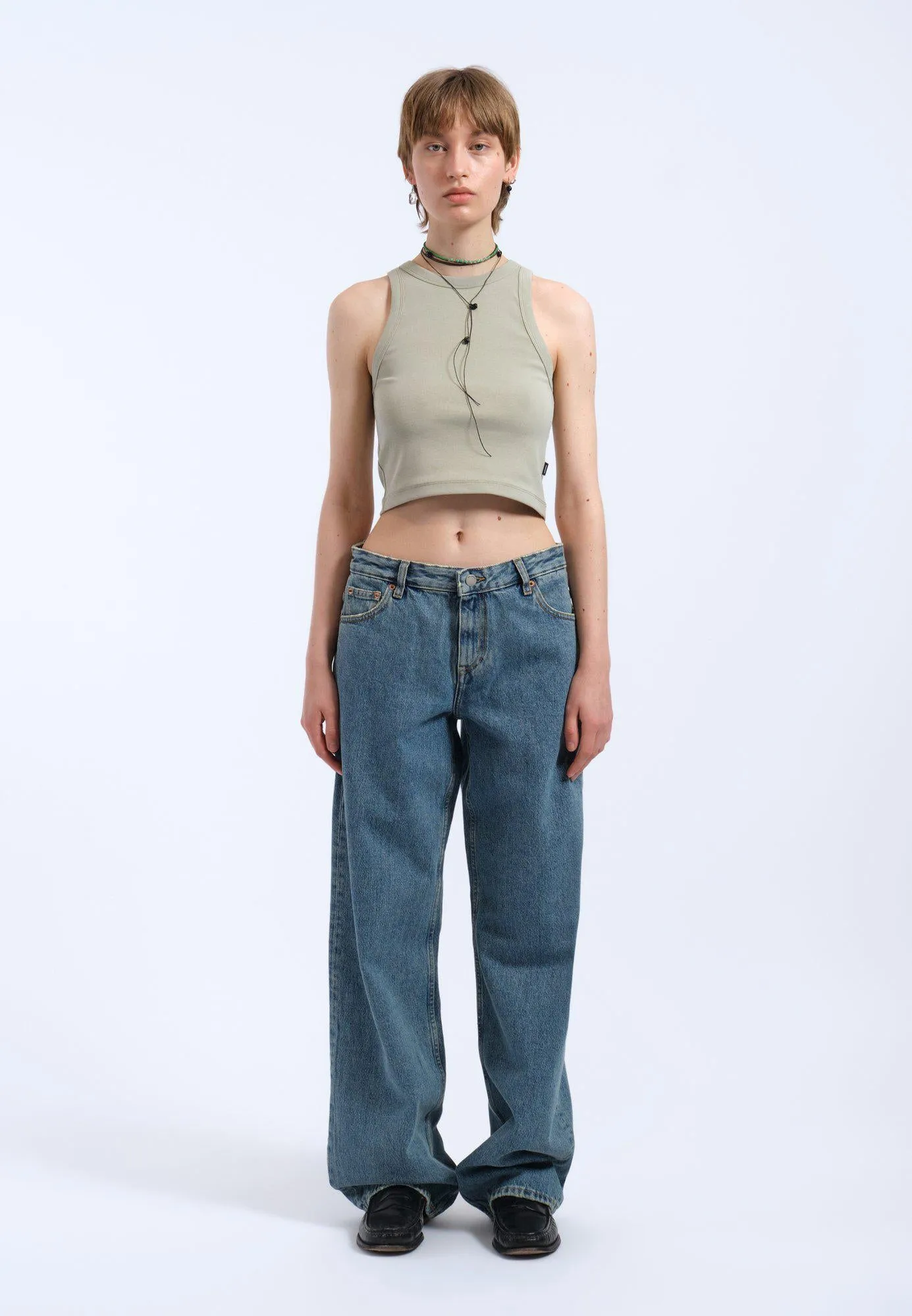 Bey Crop Top - Seagrass