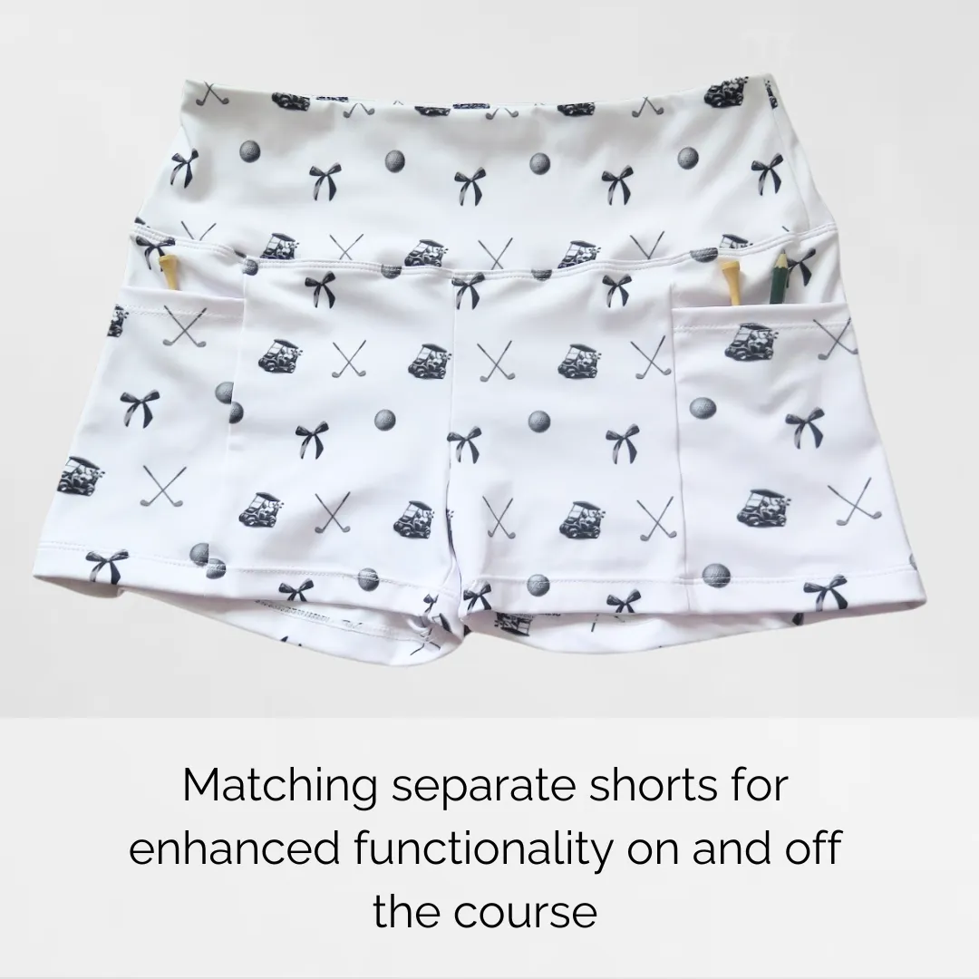Black Clubs and Bows Dress