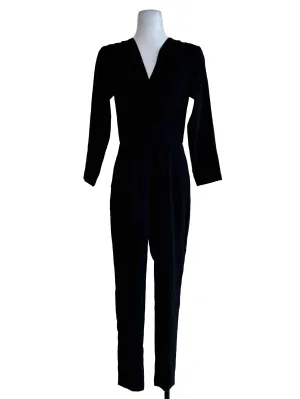 Black Plain Jumpsuit