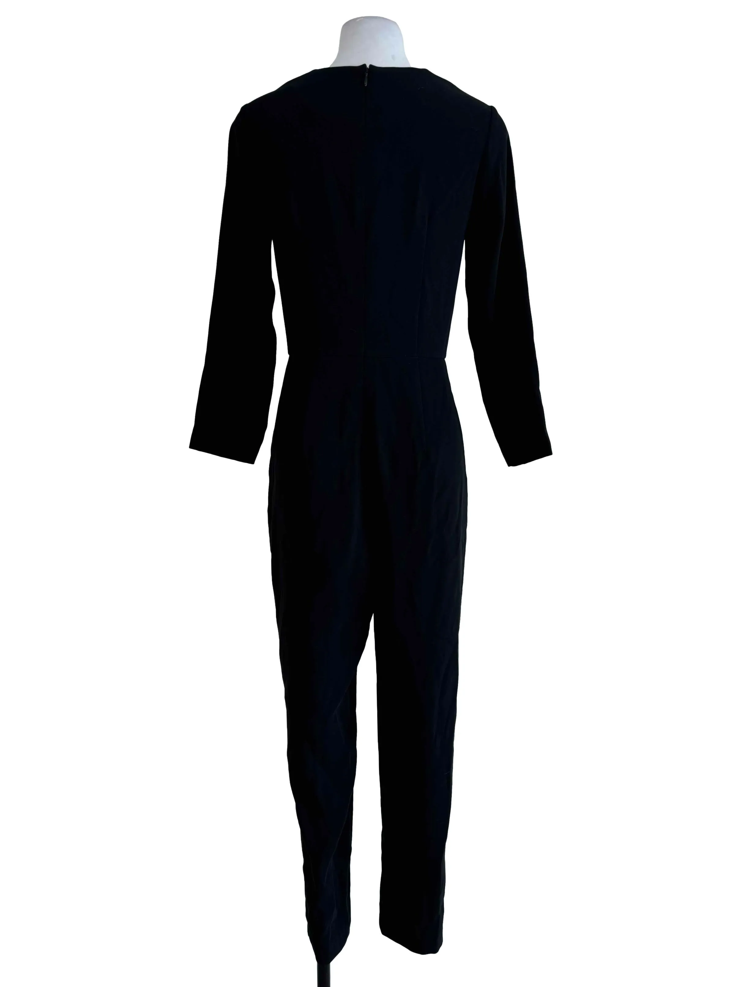 Black Plain Jumpsuit