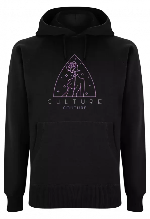 Bloom Hoodie/Black/Pink