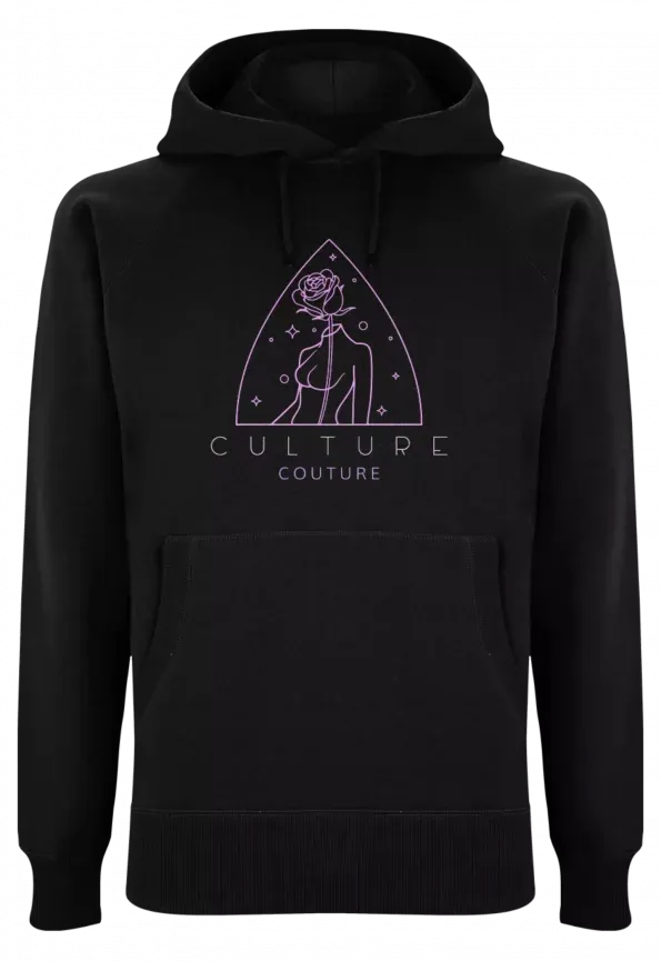 Bloom Hoodie/Black/Pink