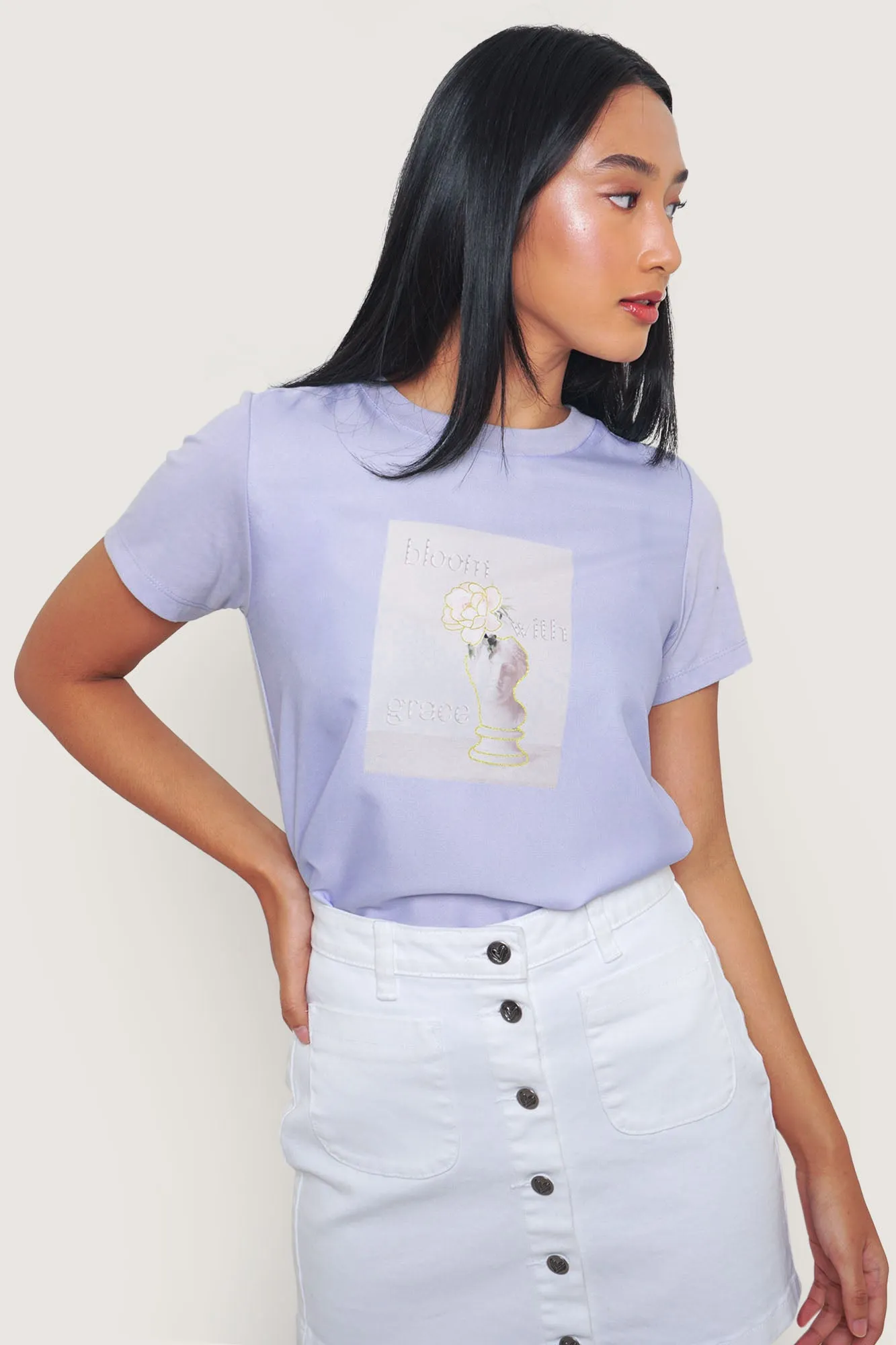 Bloom With Grace Graphic Tee
