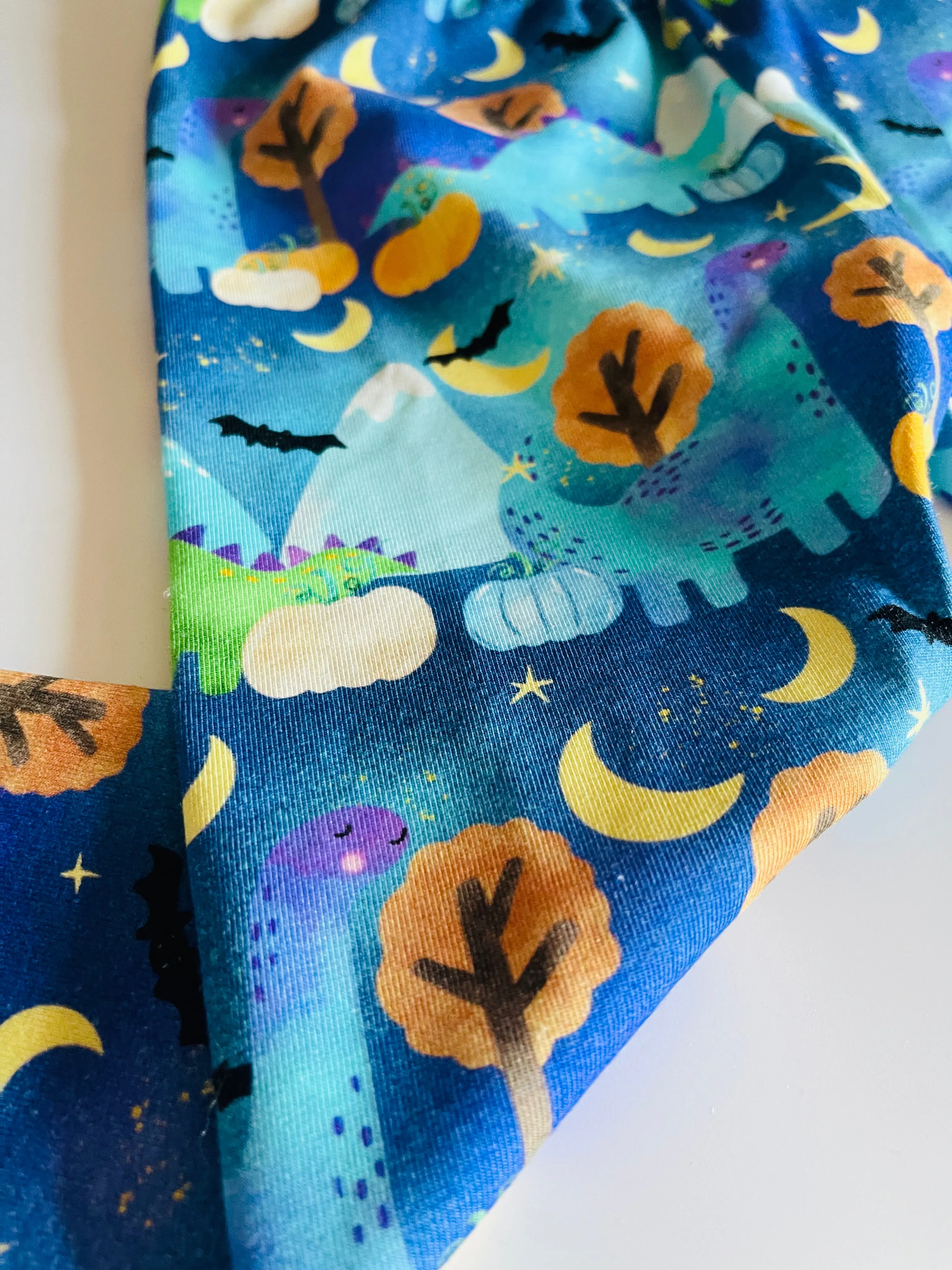 Blue Dinosaur Leggings - 12/18 months