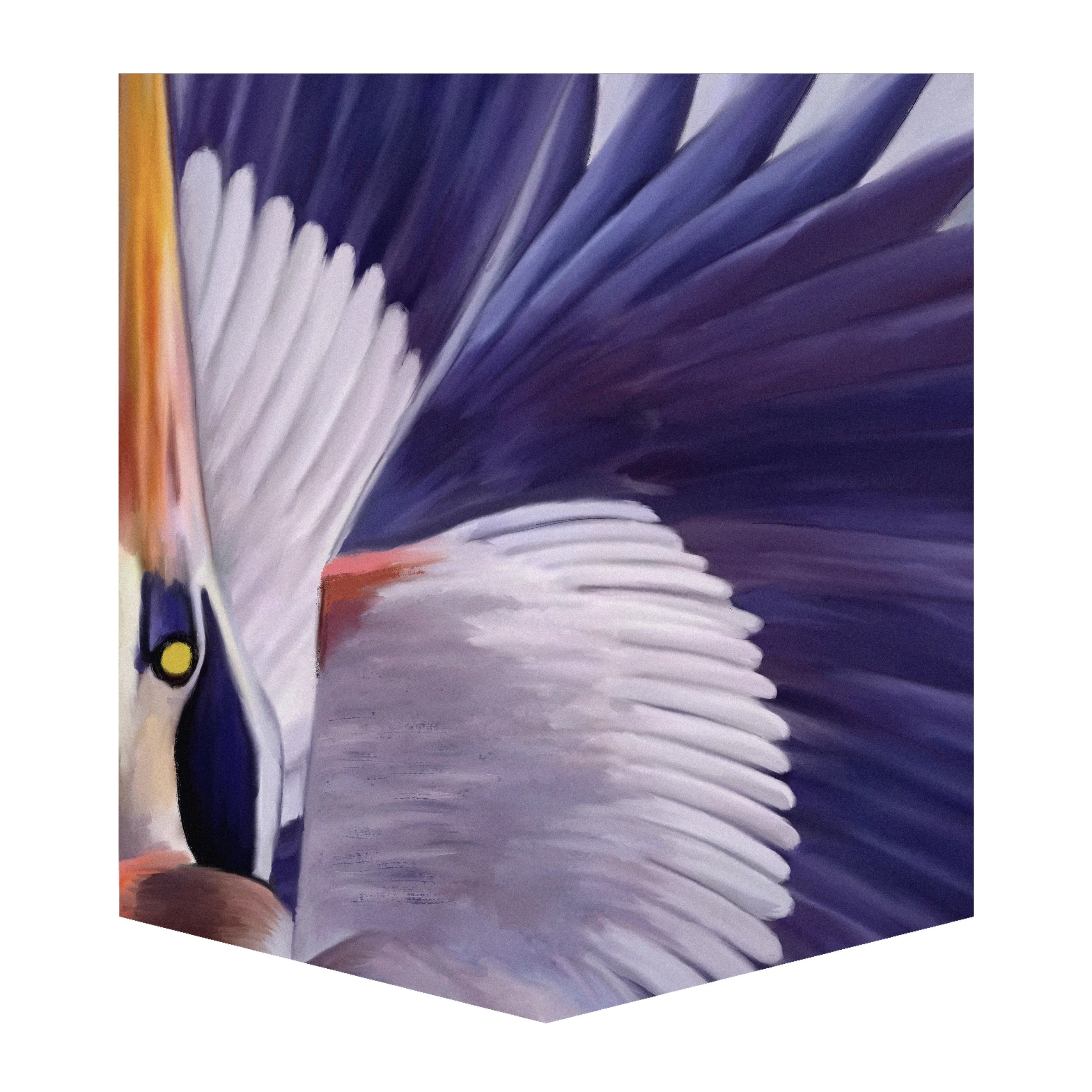Blue Heron Kid's Pocket Tee