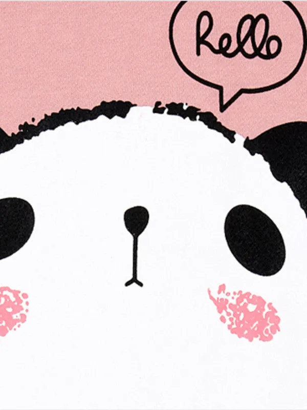 blushing panda hoodie
