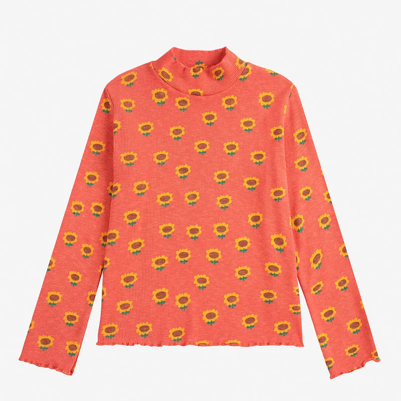 Bobo Choses - Sunflower all-over turtleneck T-shirt
