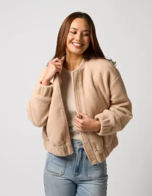 Bomber Jacket - Buttercream