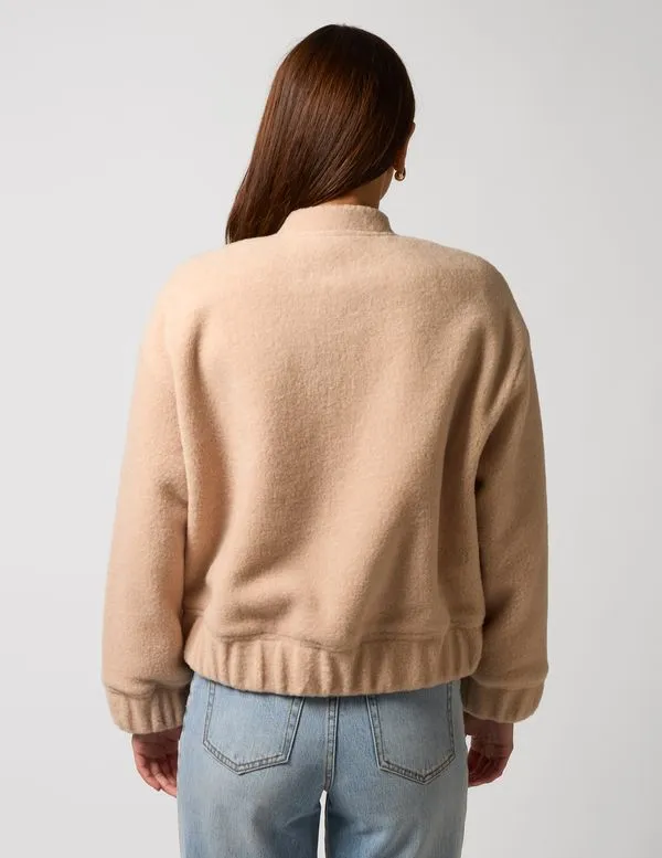Bomber Jacket - Buttercream