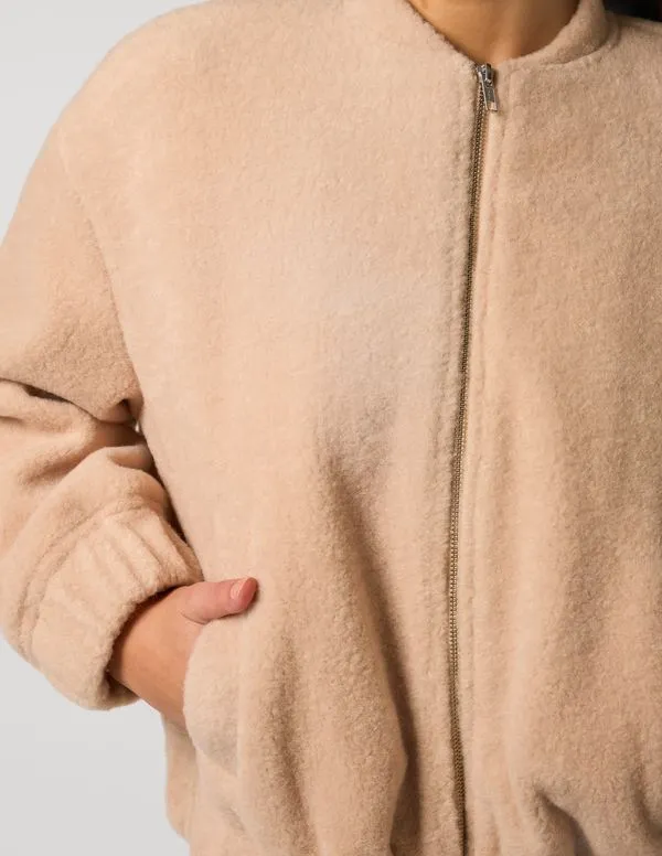 Bomber Jacket - Buttercream