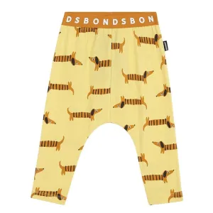 BONDS Roomies Baby Leggings - Disco Dachshund