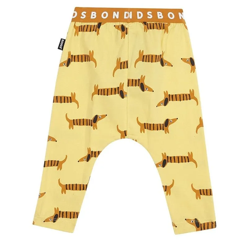 BONDS Roomies Baby Leggings - Disco Dachshund