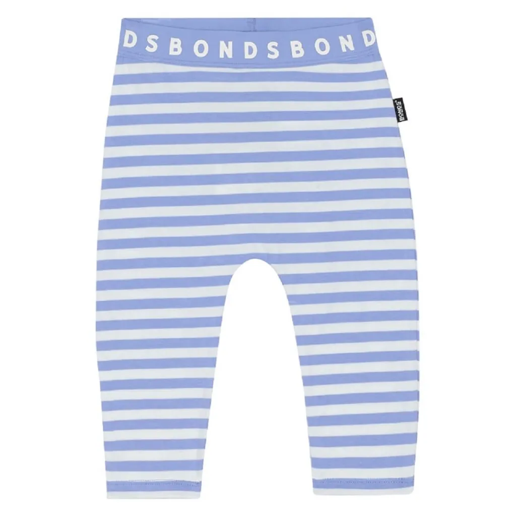 BONDS Stretchies Baby Leggings - Seaside Daisy / Marscapone