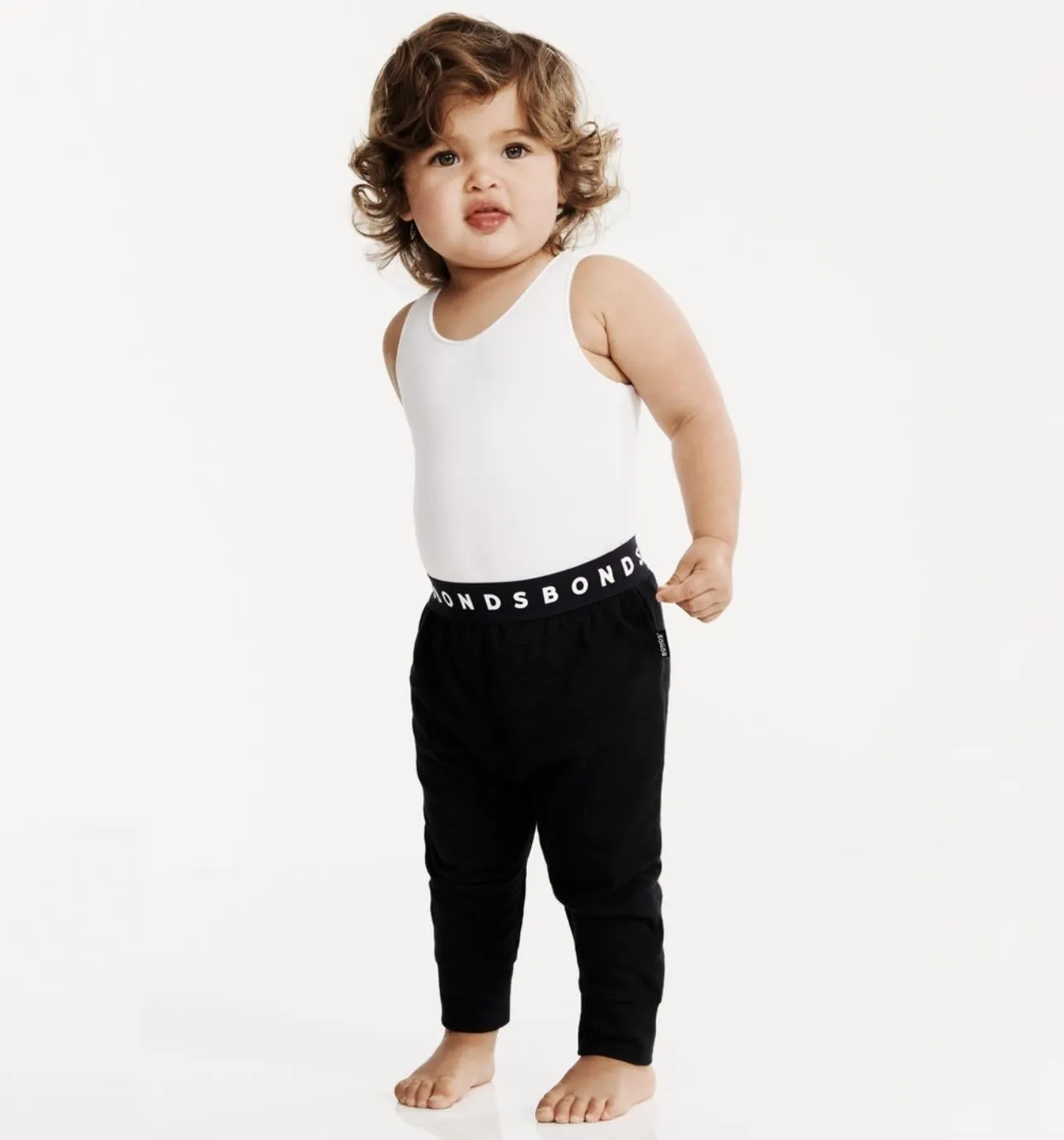 Bonds Stretchies Leggings Black Size 0 (3-6 Months) - 2 Pairs