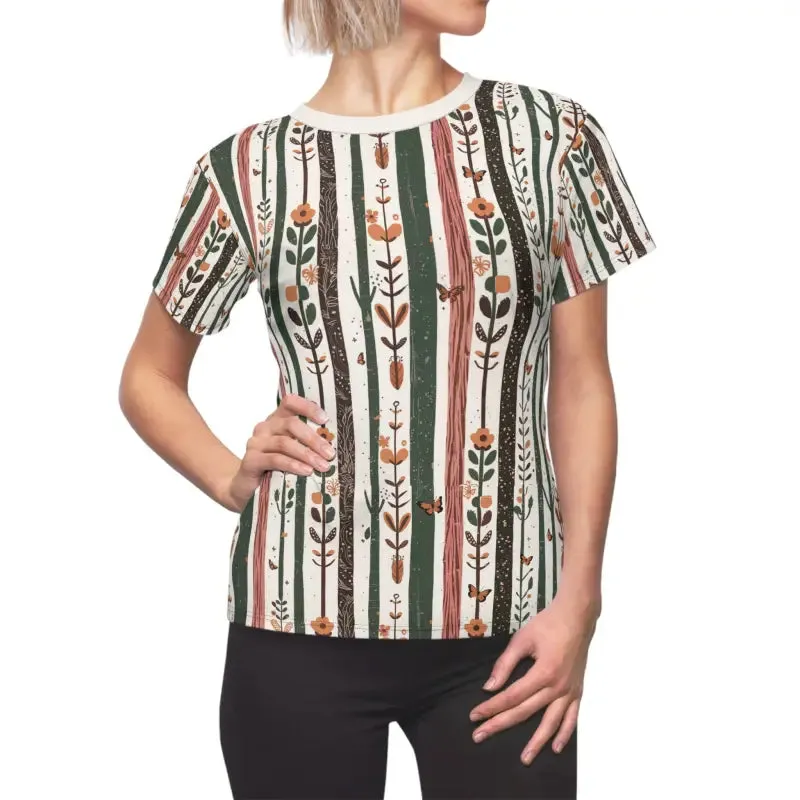 Botanical Bliss t Shirt for Women Chic Comfort