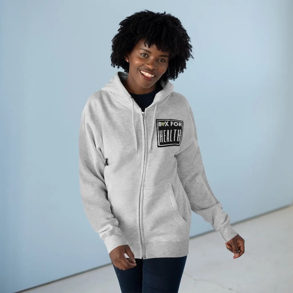 Box for Health Unisex Zip Hoodie
