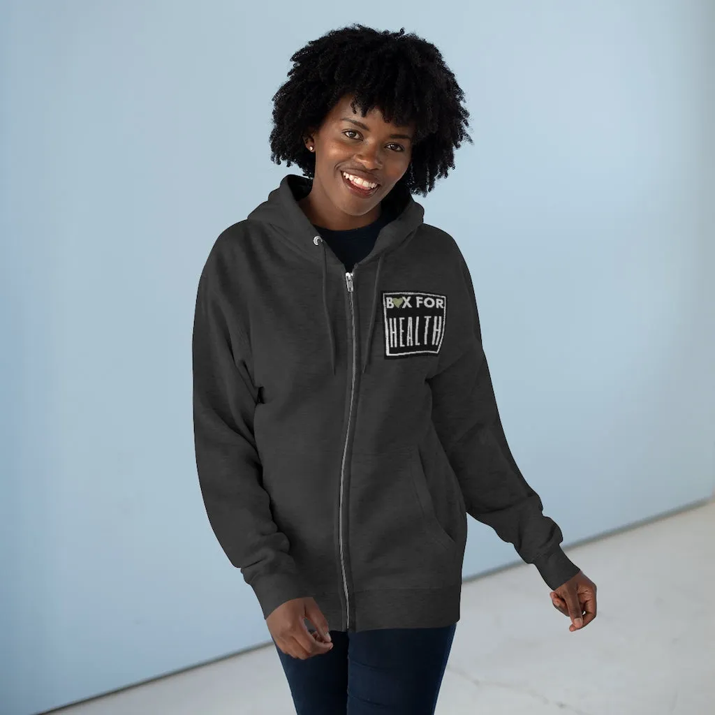 Box for Health Unisex Zip Hoodie