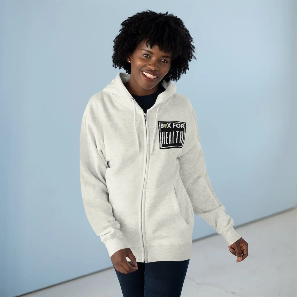 Box for Health Unisex Zip Hoodie