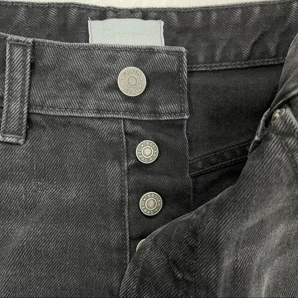 Boyish The Corey Denim High Rise Mini Skirt 25