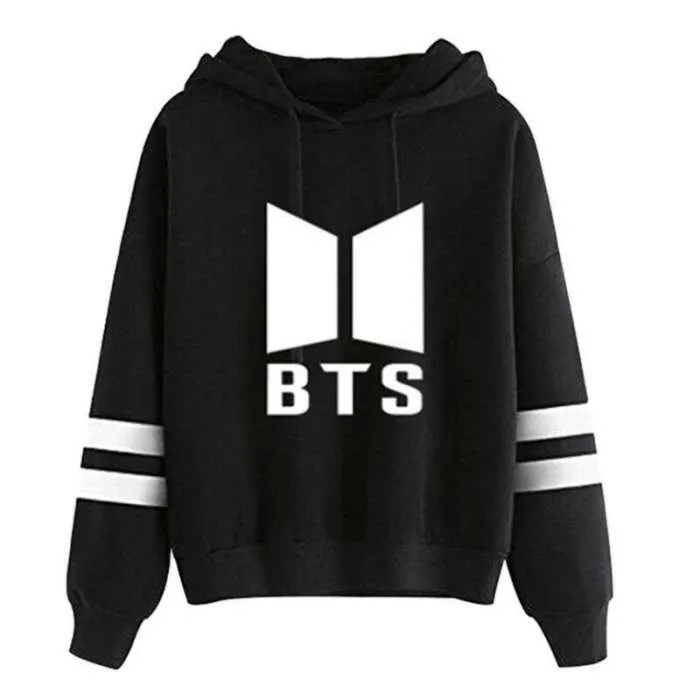 BTS Hoodie Bangtan Spring Hoodies With Pocket 376