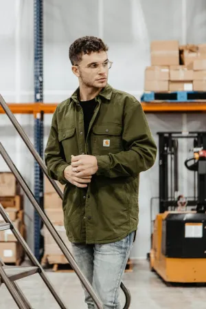 Carhartt Relaxed Canvas Shirt Jacket for Men in Green  | 105419-G72
