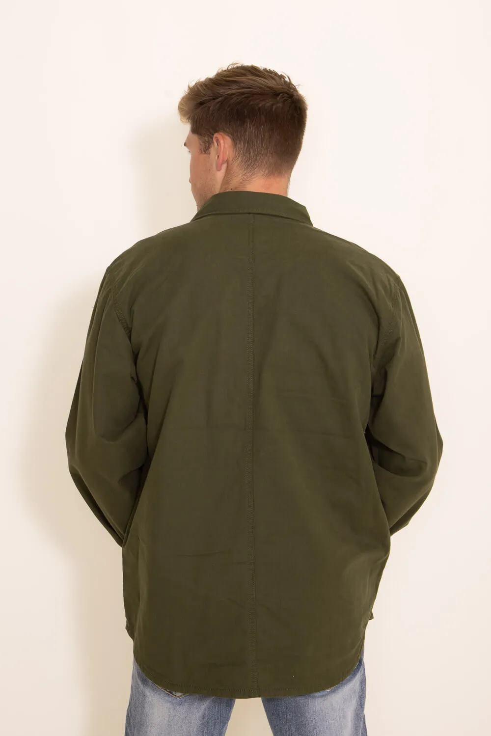 Carhartt Relaxed Canvas Shirt Jacket for Men in Green  | 105419-G72