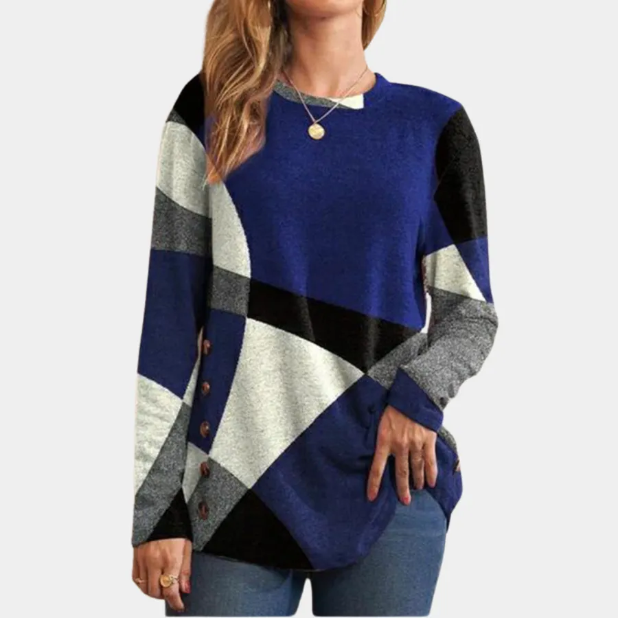 Casual women's long-sleeved t-shirt